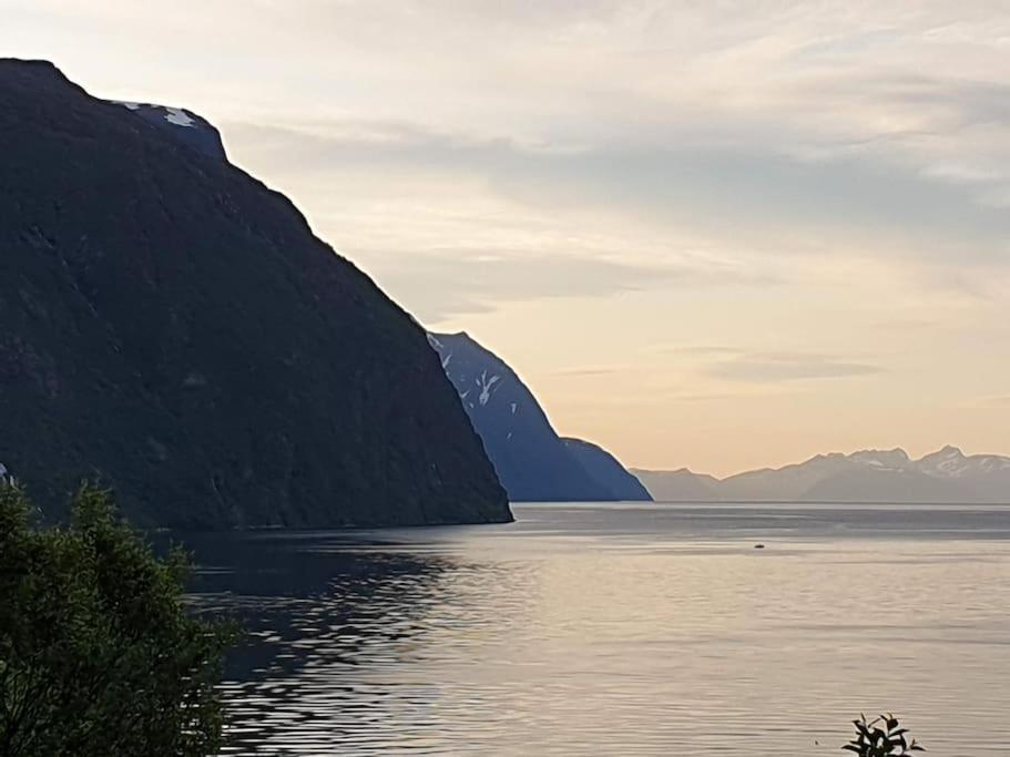 Traditional Farm House Located Close To Fjord Lyngseidet Eksteriør billede
